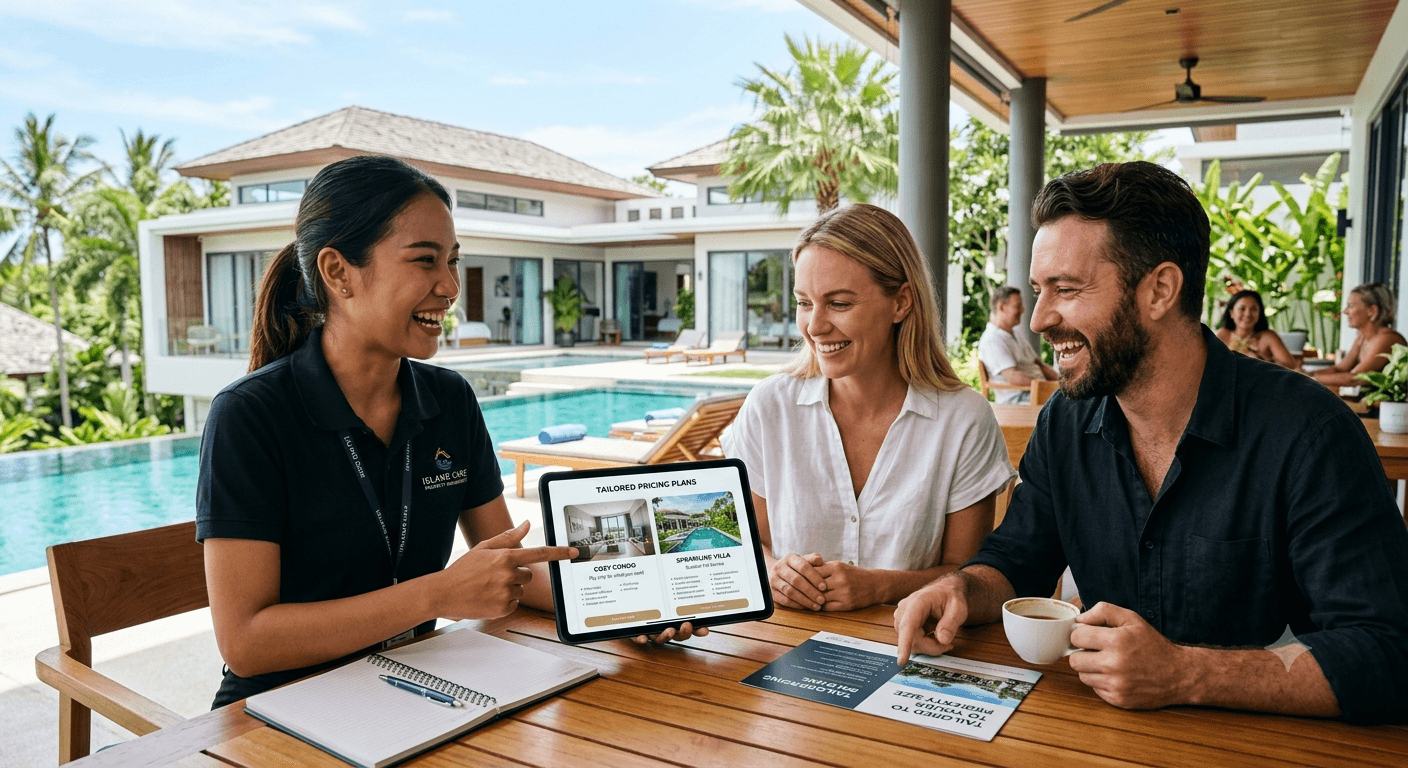 Properties of different sizes under management across Phuket